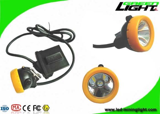 Luz 6.6Ah Li de la explotación minera de la lámpara LED del casco - ciclos 1000 de la batería de Ion Battery With