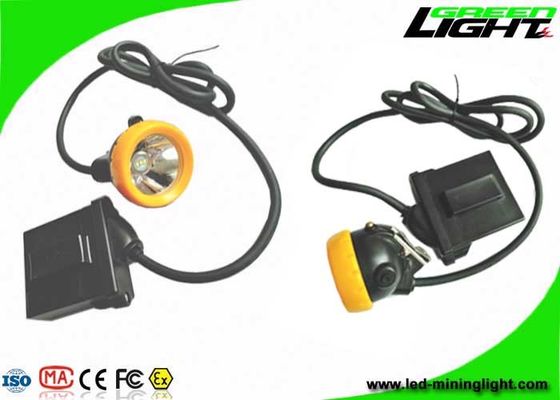 Luz 6.6Ah Li de la explotación minera de la lámpara LED del casco - ciclos 1000 de la batería de Ion Battery With