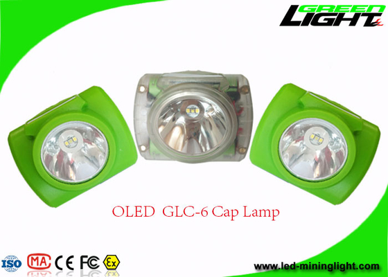 13000 LUX Led Mining Cap Lamp, prenda impermeable portátil de la luz IP68 del casco de mineros