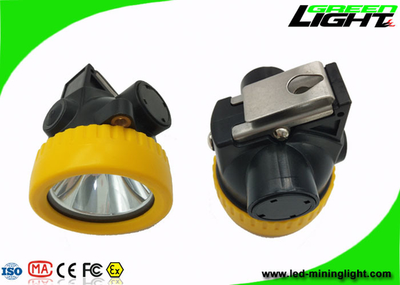 el casco de la explotación minera 4000lux enciende 2.2Ah la batería todo en un Strcture con el enchufe en Chager