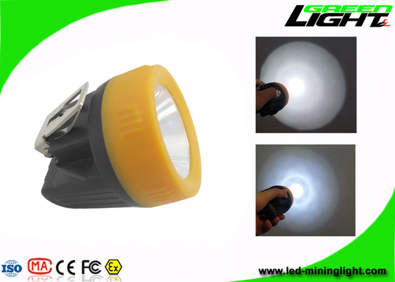El carbón subterráneo llevó prenda impermeable minera del peso ligero IP68 del brillo del faro 1000lux