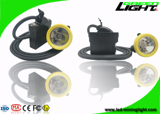 cargador USB del brillo de la luz 10000lux del casco de mineros de 1.67W IP68 garantía de 1 año
