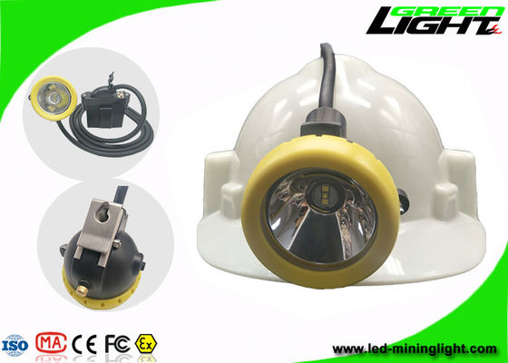 cargador USB del brillo de la luz 10000lux del casco de mineros de 1.67W IP68 garantía de 1 año