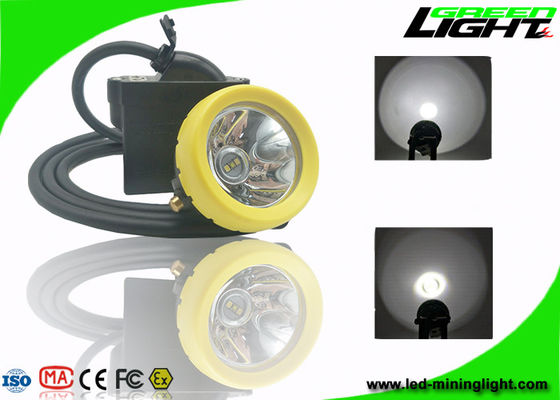 cargador USB del brillo de la luz 10000lux del casco de mineros de 1.67W IP68 garantía de 1 año