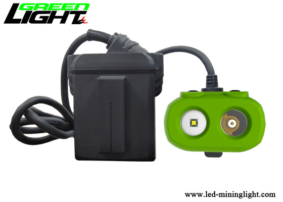 15000lux batería material de la lámpara de casquillo de los mineros del brillo LED TPV 10.4Ah Panasonic