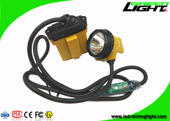 Cargador de la luz larga 2A de la lámpara de casquillo de los mineros llevados de Warining de la energía baja 10.4Ah 25000lux