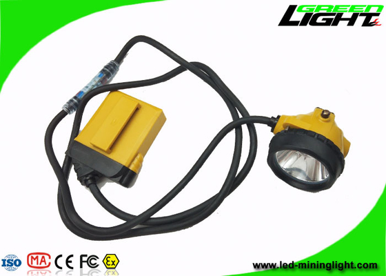Cargador de la luz larga 2A de la lámpara de casquillo de los mineros llevados de Warining de la energía baja 10.4Ah 25000lux