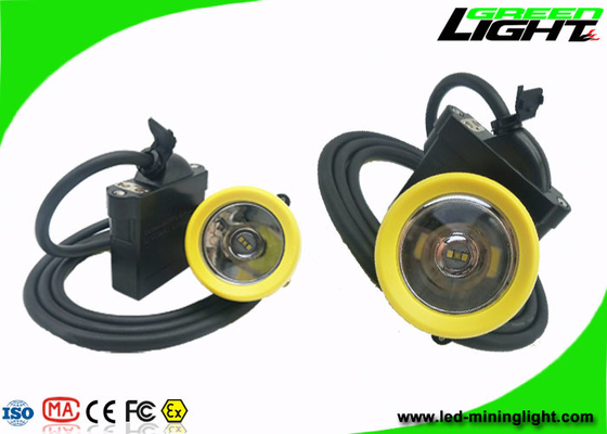 Faro recargable 7.8Ah 10000lux de los mineros de la carga por USB con el casquillo del botón del silicio