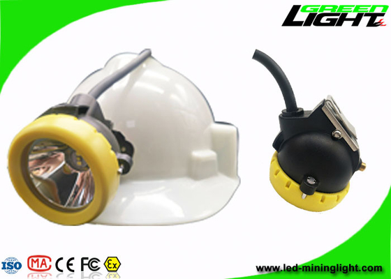 Faro recargable 7.8Ah 10000lux de los mineros de la carga por USB con el casquillo del botón del silicio