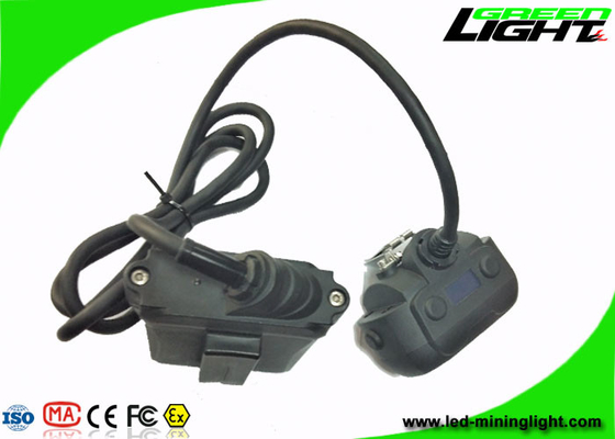 El casquillo de la explotación minera del haz dual LED enciende la batería Matetial antiestático de 15000lux 10.4Ah Panasonic