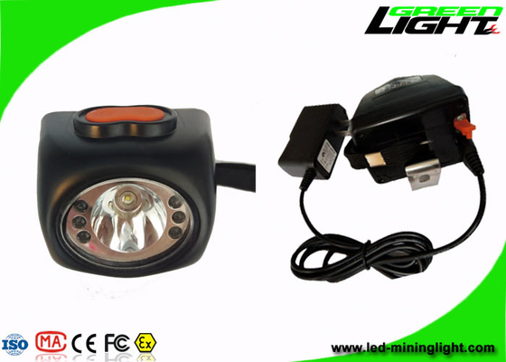 Brillo minero sin cuerda portátil de las lámparas de casquillo de la pantalla de Digitaces alto IP68 8000lux