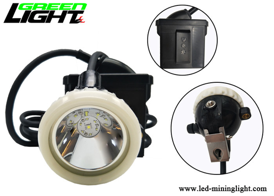 Lámpara recargable de Li - de Ion Battery Led Miners Cap 16 horas de brillo de la hora laborable 10000lux