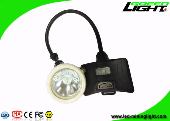 10000 lux IP68 Minería con cable Cap Light 5.2Ah 16hrs Tiempo de trabajo Minero Faro Carga USB magnética para minería