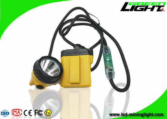 El faro 10.4Ah 25000lux de los mineros de la prevención LED de la explosión telegrafía la luz que destella