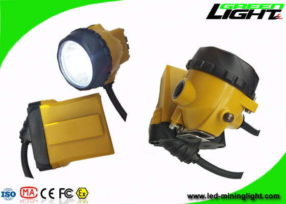 El faro 10.4Ah 25000lux de los mineros de la prevención LED de la explosión telegrafía la luz que destella