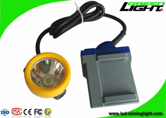 luces 15000lux del casco de la explotación minera de la batería recargable 6.6Ah con tiempo de iluminación largo 16hours