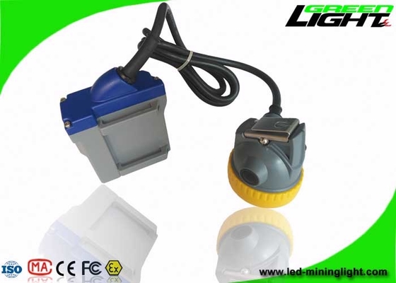 luces 15000lux del casco de la explotación minera de la batería recargable 6.6Ah con tiempo de iluminación largo 16hours