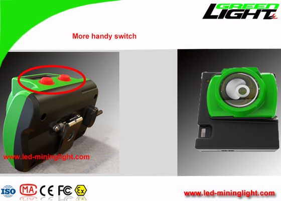El casco minero sin cuerda de la lámpara de casquillo de los mineros enciende 25000 Lux Waterproof IP68 ignífugo