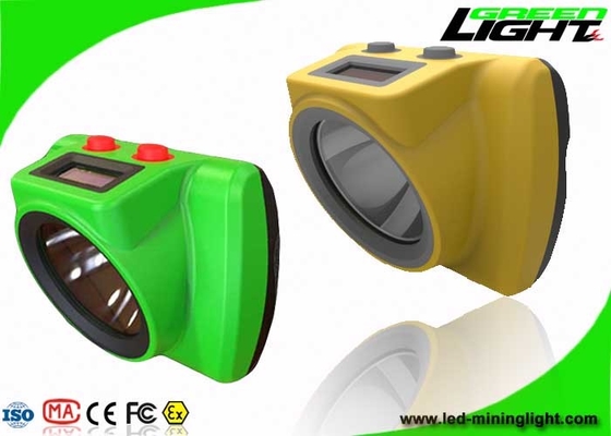 Seguimiento personal de la seguridad del interruptor práctico resistente a los choques de 25000 Lux Cordless Mining Cap Lights