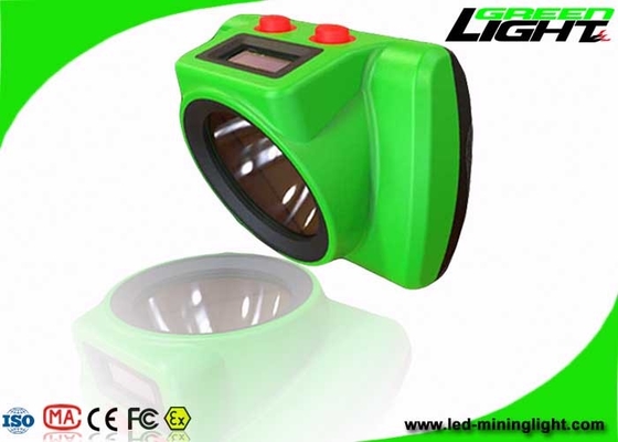 Material llevado recargable de la PC del ABS de la luz 25000lux del casco IP68 con el sistema de seguimiento