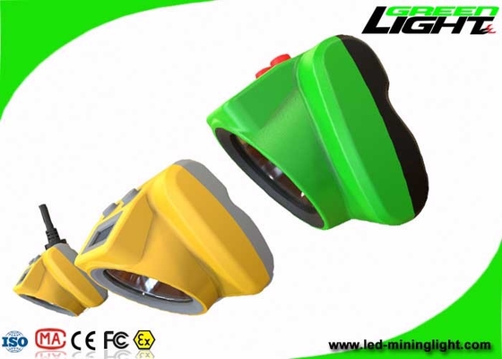 Material llevado recargable de la PC del ABS de la luz 25000lux del casco IP68 con el sistema de seguimiento
