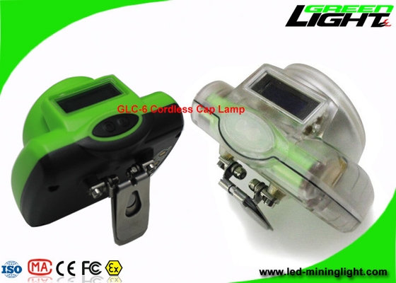 El casco sin cuerda de la explotación minera de la lámpara de casquillo de los mineros de Digitaces LED enciende la batería de 13000Lux 6.8Ah