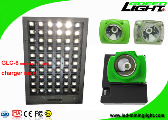 GLC-6 estación de carga sin cuerda de la lámpara de casquillo de los mineros de las solas unidades LED de la cara 60 110V-240V