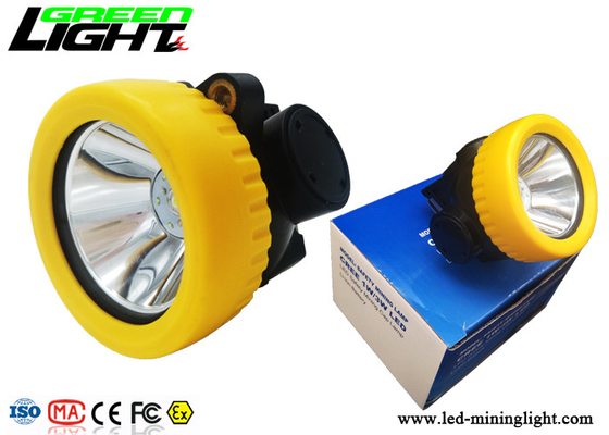 Brillo minero sin cuerda recargable material de CREE Light Source 5000lux de las lámparas de casquillo del ABS