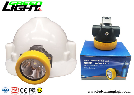 Brillo minero sin cuerda recargable material de CREE Light Source 5000lux de las lámparas de casquillo del ABS