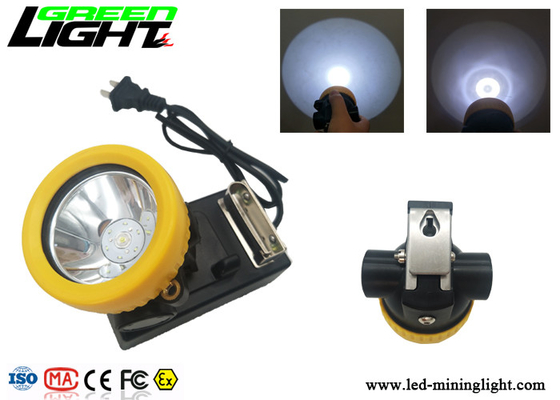 Brillo minero sin cuerda recargable material de CREE Light Source 5000lux de las lámparas de casquillo del ABS
