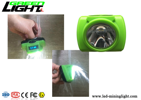 Prenda impermeable sin cuerda recargable de la lámpara de casquillo de los mineros del LED 13 horas para la mina subterránea