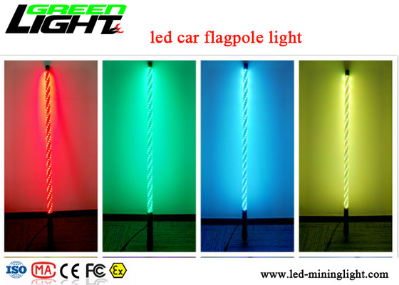 Prenda impermeable colorida IP67 poste flexible del piloto del control remoto el 1.8m LED RGB