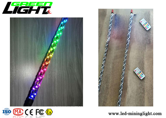 Prenda impermeable colorida IP67 poste flexible del piloto del control remoto el 1.8m LED RGB