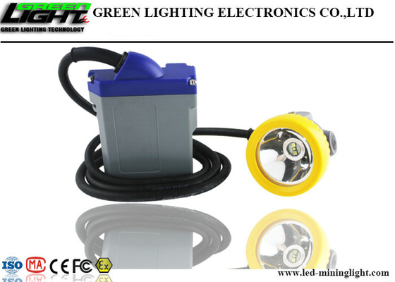 La lámpara de casquillo de los mineros de CREE Chips LED 15000lux adopta la batería de litio recargable 6.6Ah