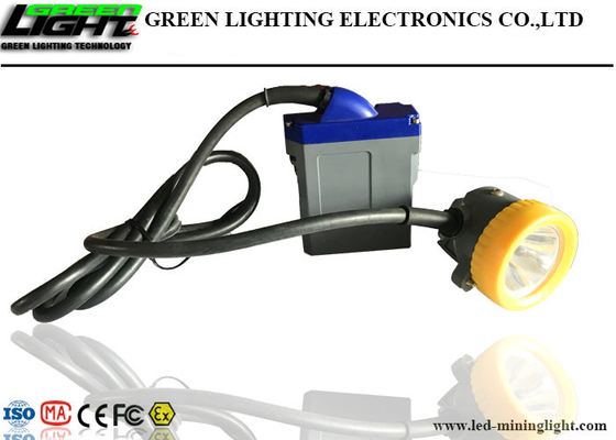 La lámpara de casquillo de los mineros de CREE Chips LED 15000lux adopta la batería de litio recargable 6.6Ah