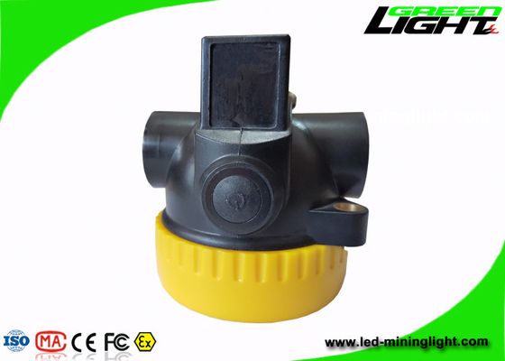Todos en una prenda impermeable del ABS IP68 de la PC de Hard Hat Light 5000lux del minero de carbón de la estructura