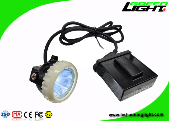 el casco de la explotación minera del brillo 4000lux llevó las luces de intensidad alta con la longitud de cable modificada para requisitos particulares
