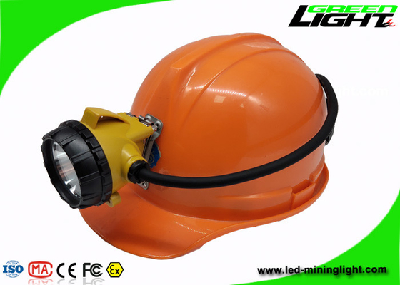 Semi - explotación minera subterráneo atada del heavy de la lámpara de casquillo de los mineros 15000lux IP68 Panasonic