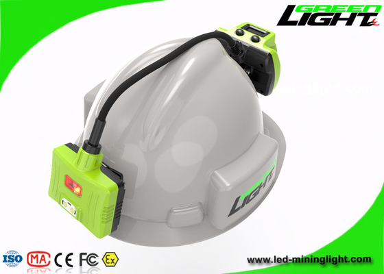 El casco recargable de la explotación minera de la batería de Panasonic enciende la hora laborable larga IP68