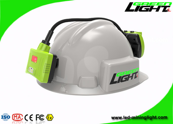 Brillo electrónico de la protección de la cabeza 18000lux de la lámpara de casquillo de los mineros del LED 3.7V alto