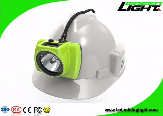 Brillo electrónico de la protección de la cabeza 18000lux de la lámpara de casquillo de los mineros del LED 3.7V alto