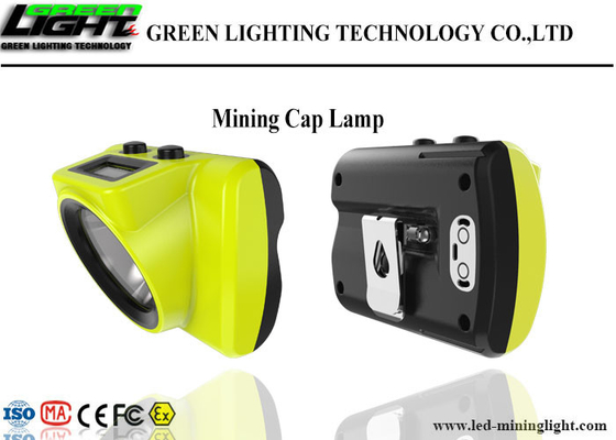 Capacidad de la batería de la lámpara de casquillo de los mineros de los cascos LED IP68 6.8Ah con la pantalla de OLED