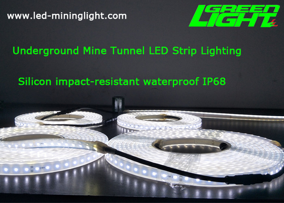 Ahorro de la energía impermeable flexible estándar IP68 de DC 24V de las luces de tira de la gama LED del silicio