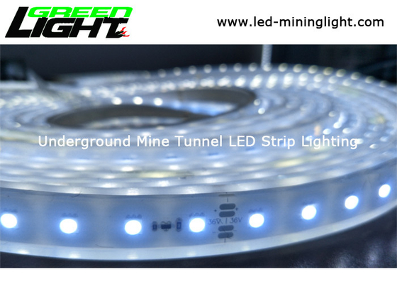 Ahorro de la energía impermeable flexible estándar IP68 de DC 24V de las luces de tira de la gama LED del silicio