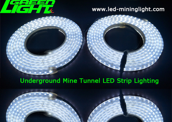 Fáciles explosivos antis llevada blancos calientes de las luces de tira del túnel subterráneo 60 LED instalados