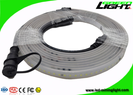 La seguridad de la mina llevó luces de tira impermeabiliza blanco caliente/fresco flexible sobre la protección actual