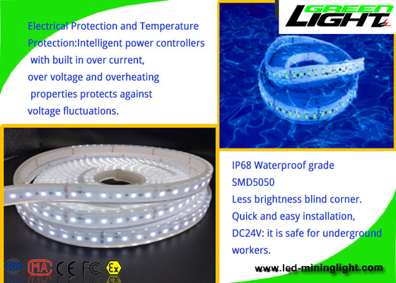 luces de tira llevadas adhesivas flexibles 24v, luces de tira llevadas con pilas 50/60 HERZIOS