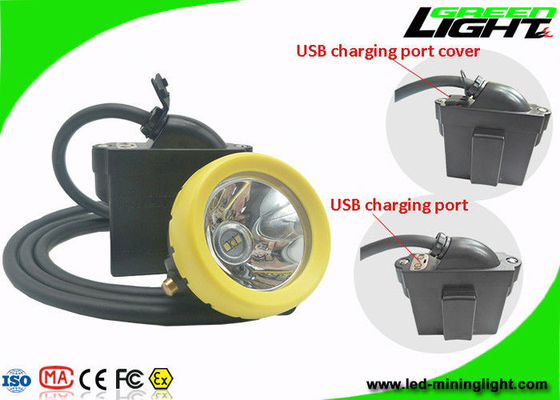 Luces mineras de cuidado 7.8Ah Li del casquillo de la energía baja - hora laborable de Ion Battery With 18hours