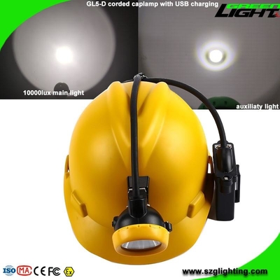 Luces mineras de cuidado 7.8Ah Li del casquillo de la energía baja - hora laborable de Ion Battery With 18hours