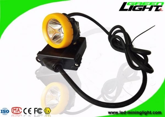 Batería de la explotación minera 10000lux 6.6Ah de Cree Source Cordless Cap Lamp con el botón del silicio